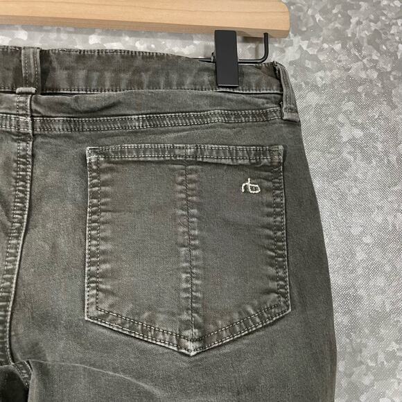 Rag & Bone Jean Women's Hunter Green/Black Legging Jeans - Size 28 - Mid Rise - Picture 7 of 8